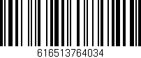 Código de barras (EAN, GTIN, SKU, ISBN): '616513764034'