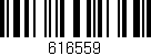Código de barras (EAN, GTIN, SKU, ISBN): '616559'