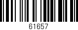 Código de barras (EAN, GTIN, SKU, ISBN): '61657'