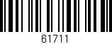 Código de barras (EAN, GTIN, SKU, ISBN): '61711'