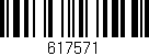 Código de barras (EAN, GTIN, SKU, ISBN): '617571'