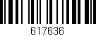Código de barras (EAN, GTIN, SKU, ISBN): '617636'
