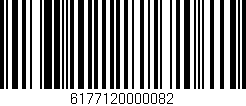Código de barras (EAN, GTIN, SKU, ISBN): '6177120000082'