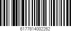 Código de barras (EAN, GTIN, SKU, ISBN): '6177814002262'