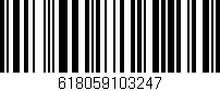 Código de barras (EAN, GTIN, SKU, ISBN): '618059103247'