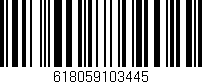 Código de barras (EAN, GTIN, SKU, ISBN): '618059103445'