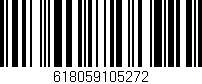 Código de barras (EAN, GTIN, SKU, ISBN): '618059105272'