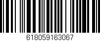 Código de barras (EAN, GTIN, SKU, ISBN): '618059163067'