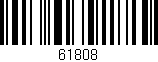Código de barras (EAN, GTIN, SKU, ISBN): '61808'