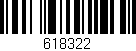 Código de barras (EAN, GTIN, SKU, ISBN): '618322'