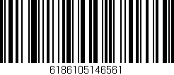 Código de barras (EAN, GTIN, SKU, ISBN): '6186105146561'