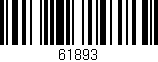 Código de barras (EAN, GTIN, SKU, ISBN): '61893'