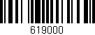 Código de barras (EAN, GTIN, SKU, ISBN): '619000'