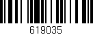 Código de barras (EAN, GTIN, SKU, ISBN): '619035'