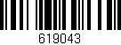 Código de barras (EAN, GTIN, SKU, ISBN): '619043'