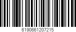 Código de barras (EAN, GTIN, SKU, ISBN): '6190661207215'