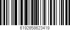 Código de barras (EAN, GTIN, SKU, ISBN): '6192858623419'