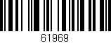 Código de barras (EAN, GTIN, SKU, ISBN): '61969'