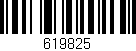 Código de barras (EAN, GTIN, SKU, ISBN): '619825'