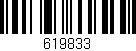 Código de barras (EAN, GTIN, SKU, ISBN): '619833'