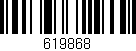 Código de barras (EAN, GTIN, SKU, ISBN): '619868'
