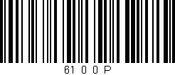 Código de barras (EAN, GTIN, SKU, ISBN): '61_0_0_P'