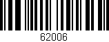 Código de barras (EAN, GTIN, SKU, ISBN): '62006'