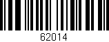 Código de barras (EAN, GTIN, SKU, ISBN): '62014'
