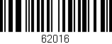 Código de barras (EAN, GTIN, SKU, ISBN): '62016'