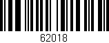 Código de barras (EAN, GTIN, SKU, ISBN): '62018'
