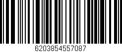 Código de barras (EAN, GTIN, SKU, ISBN): '6203854557087'