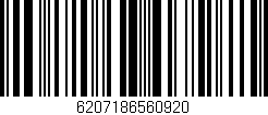 Código de barras (EAN, GTIN, SKU, ISBN): '6207186560920'