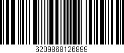 Código de barras (EAN, GTIN, SKU, ISBN): '6209868126899'