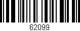 Código de barras (EAN, GTIN, SKU, ISBN): '62099'