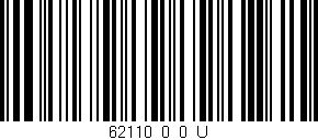 Código de barras (EAN, GTIN, SKU, ISBN): '62110_0_0_U'