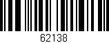 Código de barras (EAN, GTIN, SKU, ISBN): '62138'