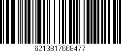 Código de barras (EAN, GTIN, SKU, ISBN): '6213817668477'