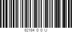 Código de barras (EAN, GTIN, SKU, ISBN): '62184_0_0_U'