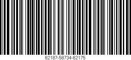 Código de barras (EAN, GTIN, SKU, ISBN): '62187-58734-62175'