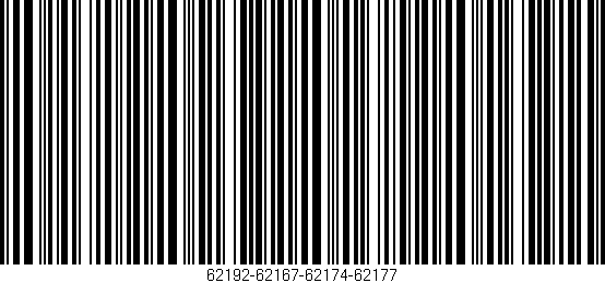 Código de barras (EAN, GTIN, SKU, ISBN): '62192-62167-62174-62177'