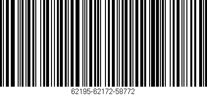 Código de barras (EAN, GTIN, SKU, ISBN): '62195-62172-58772'