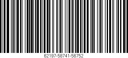Código de barras (EAN, GTIN, SKU, ISBN): '62197-58741-56752'
