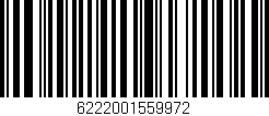 Código de barras (EAN, GTIN, SKU, ISBN): '6222001559972'