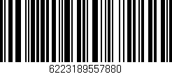Código de barras (EAN, GTIN, SKU, ISBN): '6223189557880'