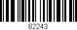 Código de barras (EAN, GTIN, SKU, ISBN): '62243'