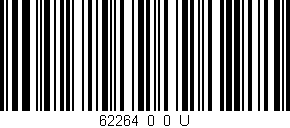Código de barras (EAN, GTIN, SKU, ISBN): '62264_0_0_U'
