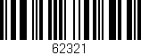 Código de barras (EAN, GTIN, SKU, ISBN): '62321'