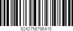 Código de barras (EAN, GTIN, SKU, ISBN): '6242756796415'