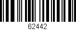Código de barras (EAN, GTIN, SKU, ISBN): '62442'