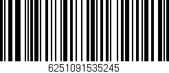 Código de barras (EAN, GTIN, SKU, ISBN): '6251091535245'